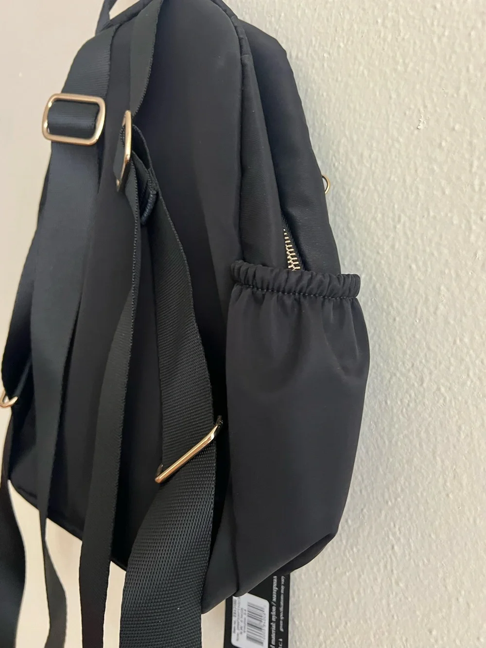 NWT Eberhart designed Germany Black Women's Backpack Sleek Everyday Bag